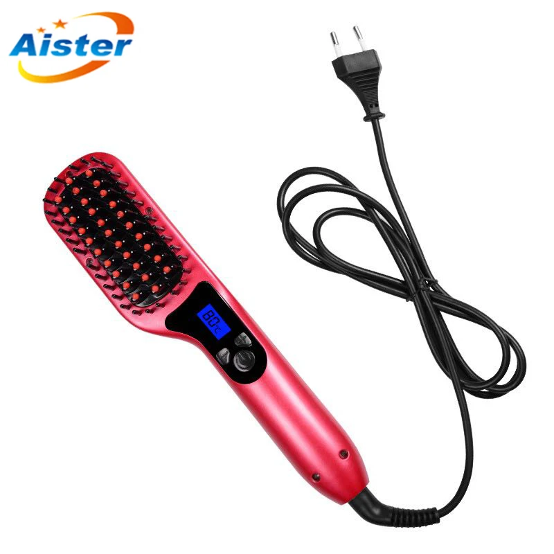 Ceramic Hair Straightening Brush LCD Comb Hair Straightener Comb Electric Straight Iron Electric Hair comb
Ceramic Hair Straightening Brush LCD Comb Hair Straightener Comb Electric Straight Iron Electric Hair comb