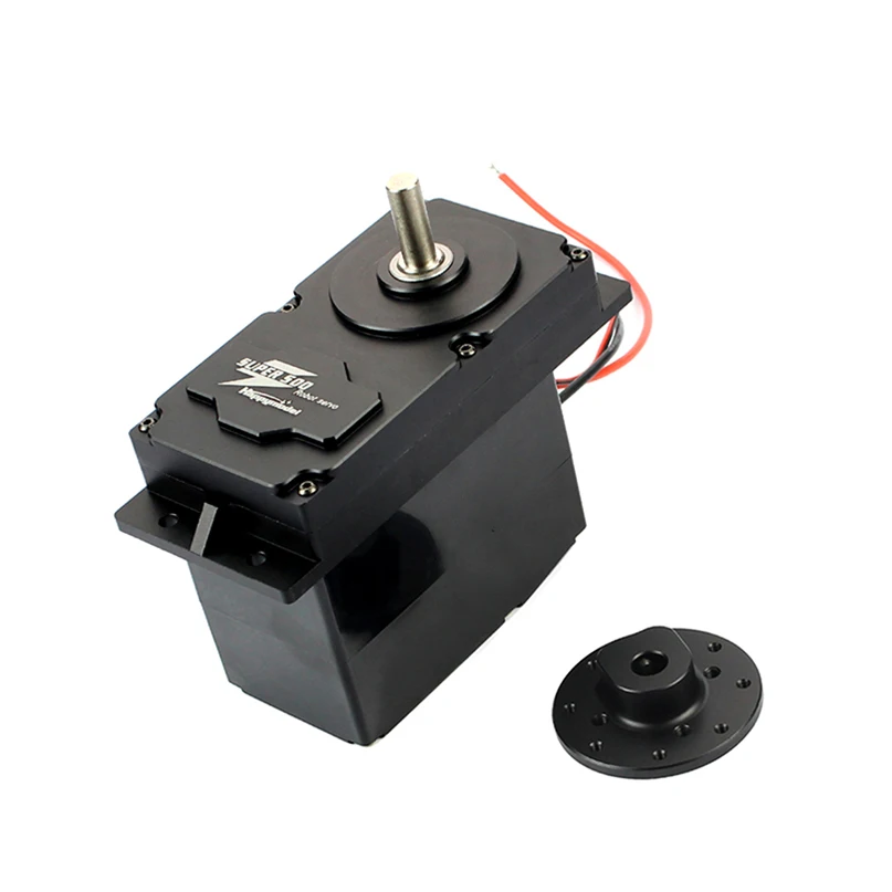 SUPER 300 High Torque Metal Servo 12 24V 300kg.cm 0.5S/60 Degree BEC 5V for DIY Robotic Large Robot Arm
SUPER 300 High Torque Metal Servo 12 24V 300kg.cm 0.5S/60 Degree BEC 5V for DIY Robotic Large Robot Arm