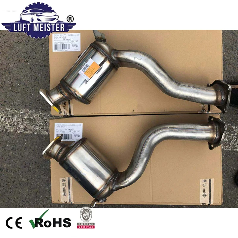 Pair Front Catalytic Converters for Porsche Cayenne 2011-2014 S Hybrid 3.0L V6 Electric/ Gas Hybrid 958113021BX, 958113022BX
Pair Front Catalytic Converters for Porsche Cayenne 2011-2014 S Hybrid 3.0L V6 Electric/ Gas Hybrid 958113021BX, 958113022BX
