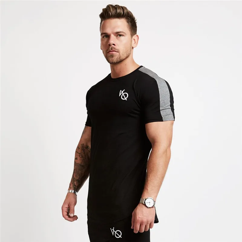 Men Running Cotton Short sleeve T-shirt Man Gym Fitness Bodybuilding Training t shirt Male Jogger Workout Slim Tees Tops Apparel
Men Running Cotton Short sleeve T-shirt Man Gym Fitness Bodybuilding Training t shirt Male Jogger Workout Slim Tees Tops Apparel