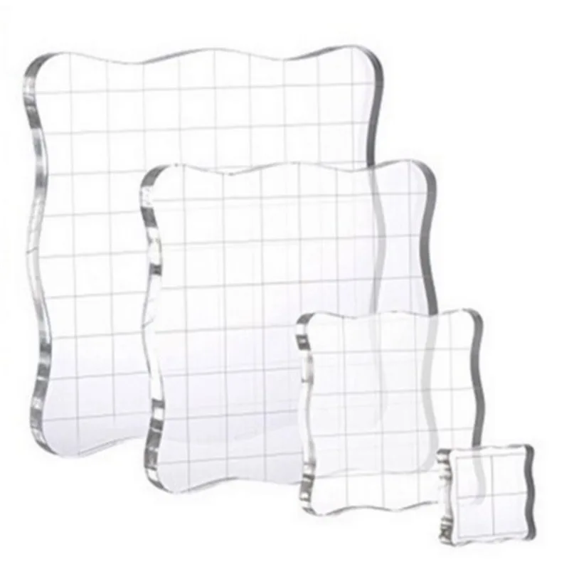 4pcs/set Stamps Pad Tools DIY Stamp Acrylic Block Pad with Grid grip for Clear Stamps Scrapbooking Handmade Stamping Tools
4pcs/set Stamps Pad Tools DIY Stamp Acrylic Block Pad with Grid grip for Clear Stamps Scrapbooking Handmade Stamping Tools