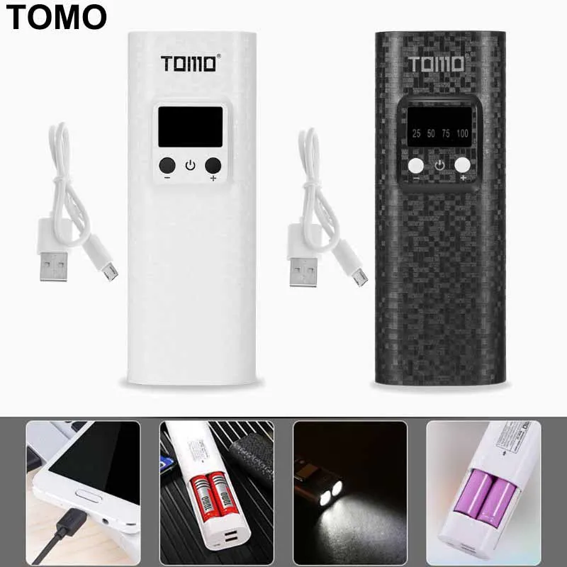 DIY Power Bank Anti-Reverse 18650 Battery Charger Storage Box Dual LED Flashlight Cold Light Portable LCD Display for iPhone
DIY Power Bank Anti-Reverse 18650 Battery Charger Storage Box Dual LED Flashlight Cold Light Portable LCD Display for iPhone