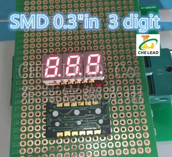 0.3" SMD digital tube RED 3 digit LED Display Module 0.3 inch 7 Segment 0.3in Digital LED Display
0.3" SMD digital tube RED 3 digit LED Display Module 0.3 inch 7 Segment 0.3in Digital LED Display