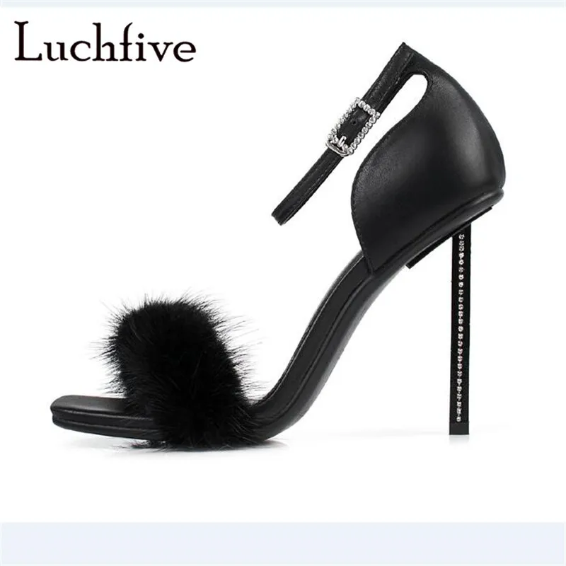 Rhinestone Thin High Heeled Women Sandals Wool Genuine Leather Buckle Strap Gladiator Stiletto Black Open Toe Sexy Shoes Woman
Rhinestone Thin High Heeled Women Sandals Wool Genuine Leather Buckle Strap Gladiator Stiletto Black Open Toe Sexy Shoes Woman