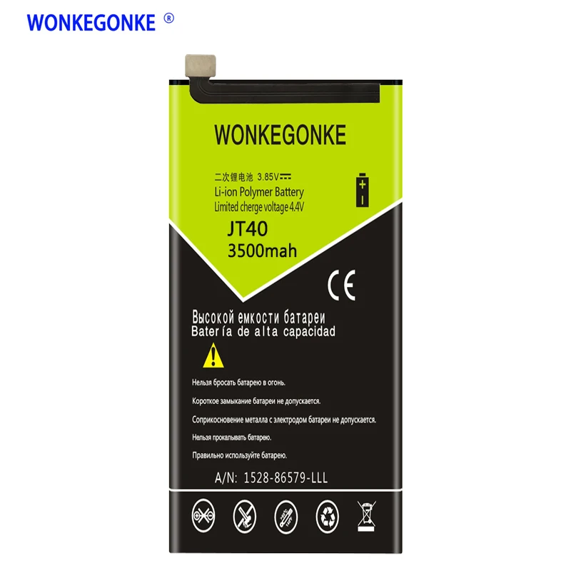 WONKEGONKE 3500mAh JT40 Replacement Battery for Motorola Moto G6 Plus XT1926-6 XT1926-7
WONKEGONKE 3500mAh JT40 Replacement Battery for Motorola Moto G6 Plus XT1926-6 XT1926-7