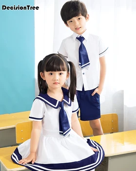 2019 new children japanese korean school uniform for girls boys blue shirt tops navy skirt shorts tie kid student clothing
2019 new children japanese korean school uniform for girls boys blue shirt tops navy skirt shorts tie kid student clothing