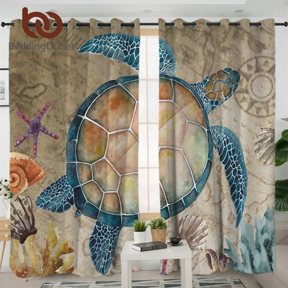 BeddingOutlet Sea Turtle Curtain For Living Room Map Tortoise Blackout Bedroom Curtain Starfish Shells Nautical Window Treatment
BeddingOutlet Sea Turtle Curtain For Living Room Map Tortoise Blackout Bedroom Curtain Starfish Shells Nautical Window Treatment
