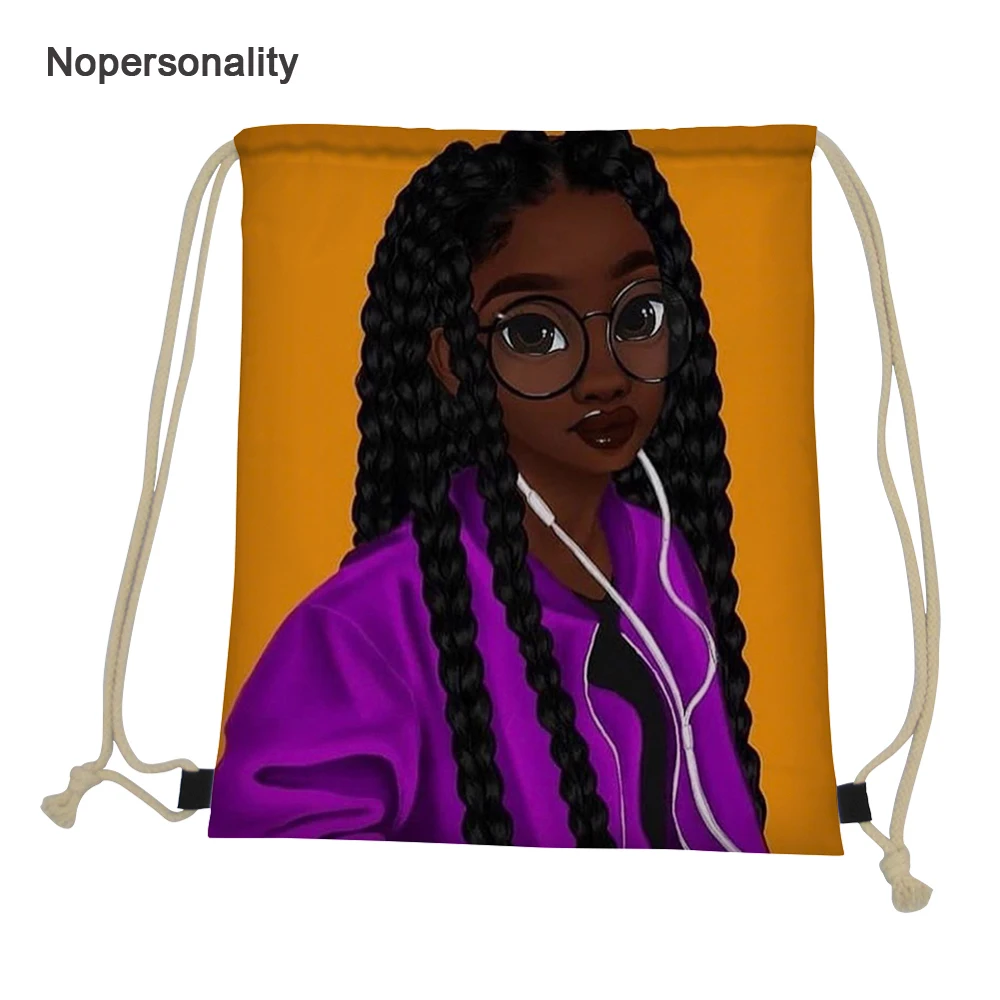Nopersonality Black Queen African American Girls Drawstring Backpack Lightweight Women Travel Softback Kids School Bags Foldable
Nopersonality Black Queen African American Girls Drawstring Backpack Lightweight Women Travel Softback Kids School Bags Foldable