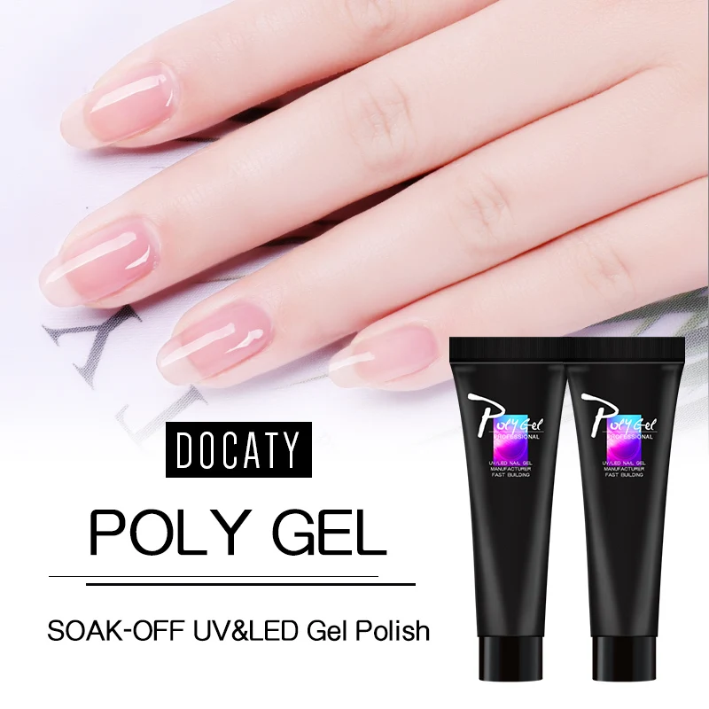 Docaty New HOT Sales Poly Gel Pink Clear Quick Polygel Jelly Builder Finger Extension UV LED Gel Nail Polish Gel Varnish 11g
Docaty New HOT Sales Poly Gel Pink Clear Quick Polygel Jelly Builder Finger Extension UV LED Gel Nail Polish Gel Varnish 11g