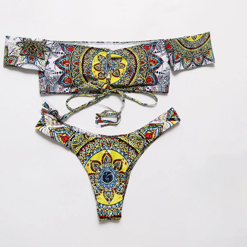 LIVA GIRL sexy Women ethnic print beach swimwear fashion two-piece bikini push-ups wrapped chest straps swimsuit set high waist
LIVA GIRL sexy Women ethnic print beach swimwear fashion two-piece bikini push-ups wrapped chest straps swimsuit set high waist