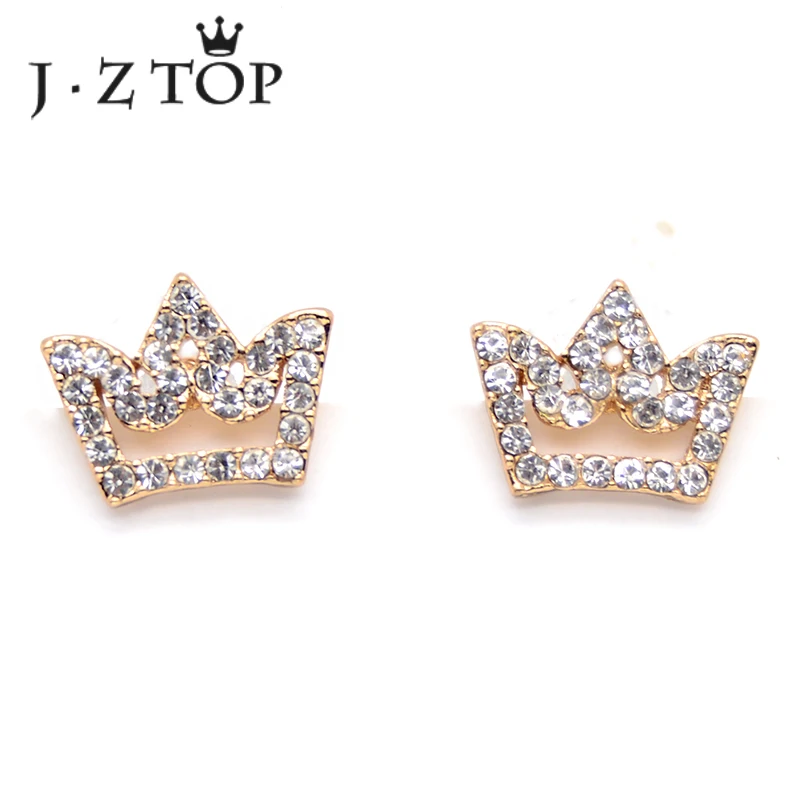 JZTOP Luxury Crystal Crown Stud Earring For Woman Fine Gold Color Wedding Small Earrings Female Boucle D'oreille Jewelry
JZTOP Luxury Crystal Crown Stud Earring For Woman Fine Gold Color Wedding Small Earrings Female Boucle D'oreille Jewelry