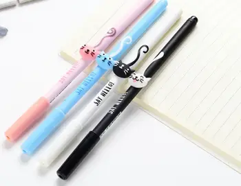 korea cute Expression cat gel Pen Ink Pen School prize Office writing Supply kawaii student Stationery black needle pen 48pc/lot
korea cute Expression cat gel Pen Ink Pen School prize Office writing Supply kawaii student Stationery black needle pen 48pc/lot