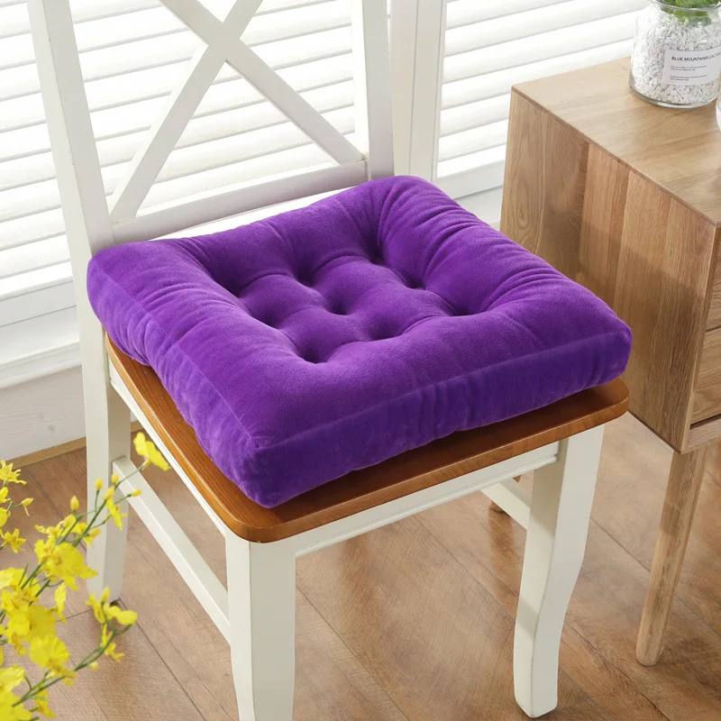 40cm short plush Solid Color Dining Chair Cushion Square Cushion Thickening Office Velvet Cushion Upholstery Tatami Mat Chair
40cm short plush Solid Color Dining Chair Cushion Square Cushion Thickening Office Velvet Cushion Upholstery Tatami Mat Chair