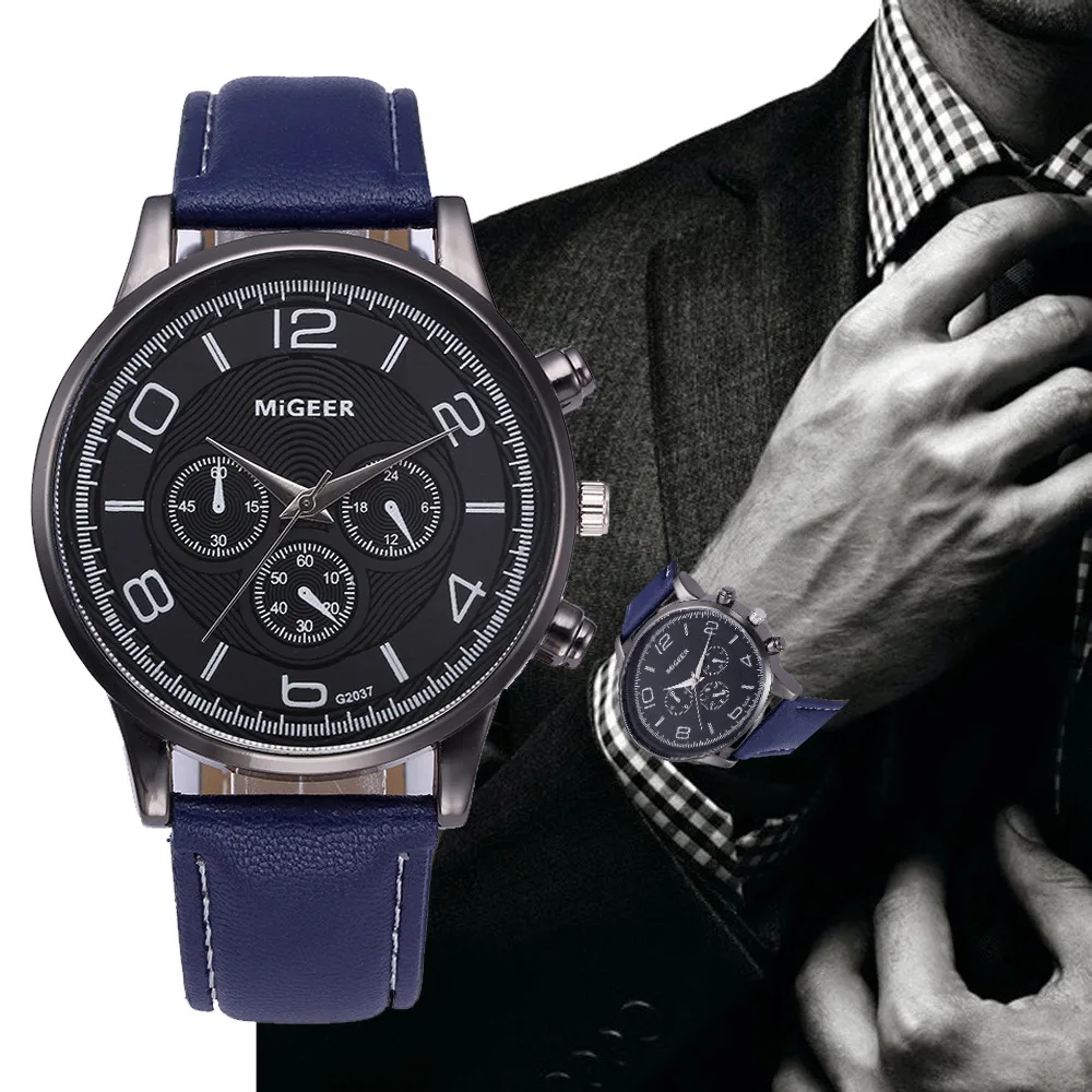 Luxury Business Men Watch Fahsion Casual Retro Design Leather Band Analog Alloy Quartz Men's Wrist Watches relogio masculino 60
Luxury Business Men Watch Fahsion Casual Retro Design Leather Band Analog Alloy Quartz Men's Wrist Watches relogio masculino 60