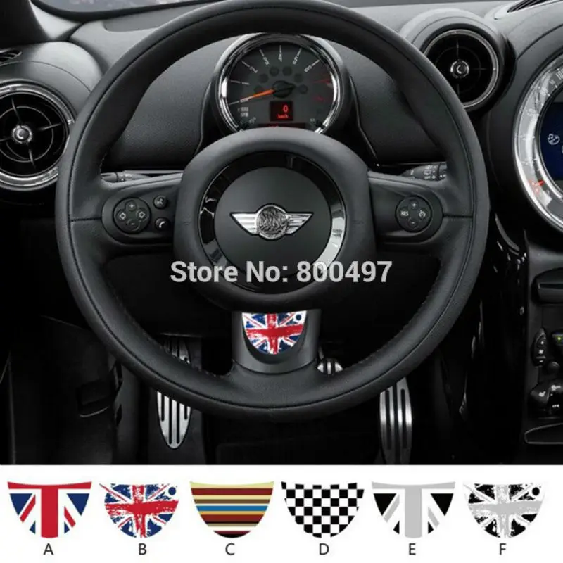 Image 10 x Newest Car Decal Steering Wheel Customized  Made Decal Set  For MIni Cooper  Clubman Roadster Countryman Paceman Coupe jcw