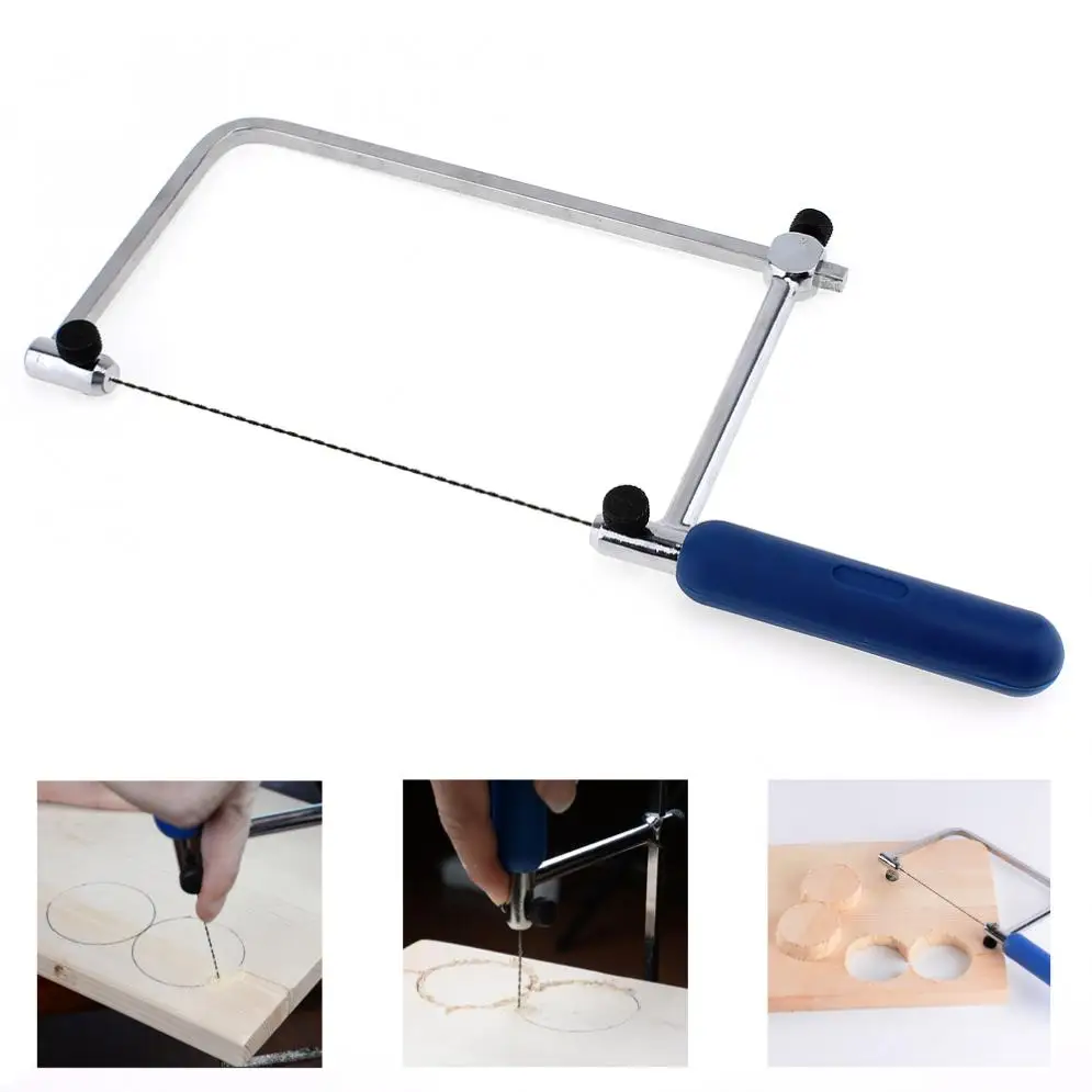 DIY Hand Tool Portable Woodworking Saw U Shape Hacksaw with 2 Blades for Metal / Wood / Plastic Tube / Wire
DIY Hand Tool Portable Woodworking Saw U Shape Hacksaw with 2 Blades for Metal / Wood / Plastic Tube / Wire