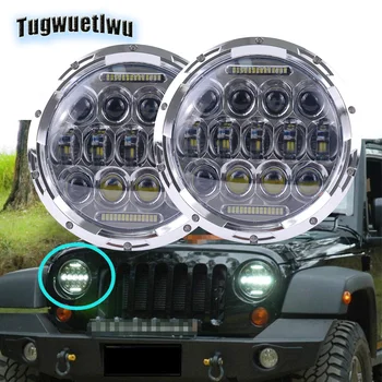 7" LED headlight drl for Jeep Wrangler TJ JK LJ CJ Led Headlight 7inch Round headlamp For Lada 4x4 urban Niva suzuki samurai
7" LED headlight drl for Jeep Wrangler TJ JK LJ CJ Led Headlight 7inch Round headlamp For Lada 4x4 urban Niva suzuki samurai