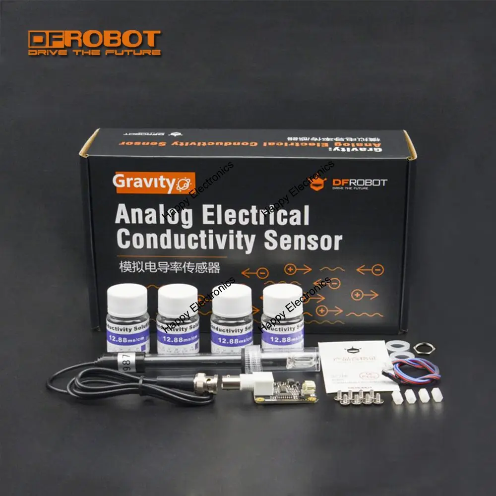 DFRobot Gravity Analog high Electrical Conductivity Sensor Meter K=10 3~5V for seawater brine marine fisheries aquariums Detect
DFRobot Gravity Analog high Electrical Conductivity Sensor Meter K=10 3~5V for seawater brine marine fisheries aquariums Detect