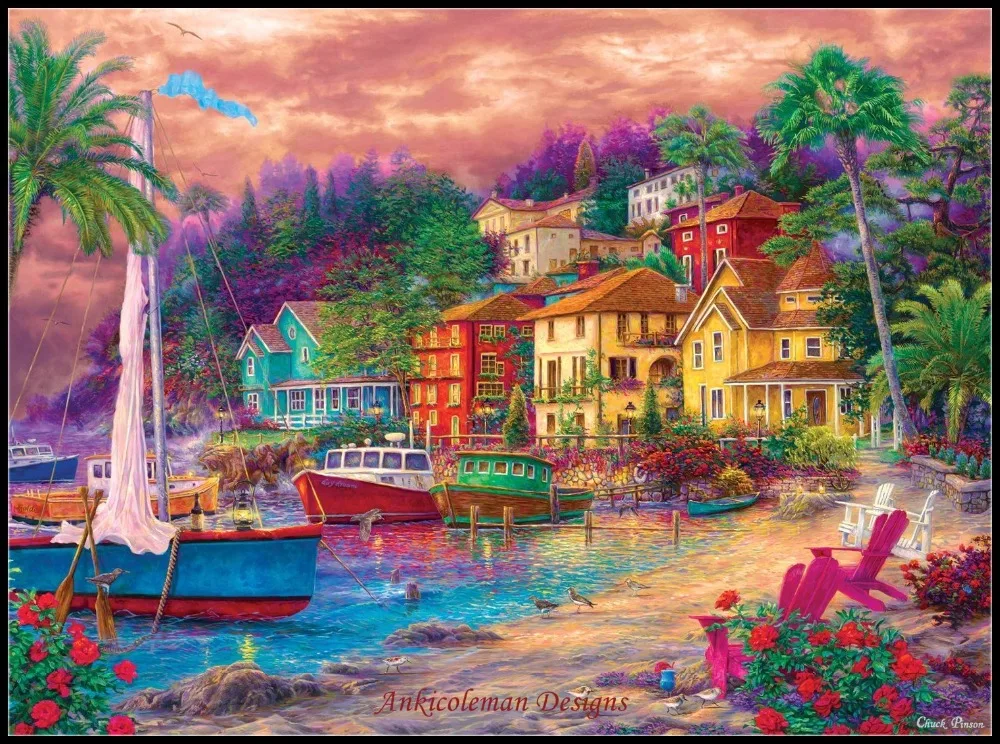 Needlework for embroidery DIY DMC High Quality - Counted Cross Stitch Kits 14 ct Oil painting - On Golden Shores
Needlework for embroidery DIY DMC High Quality - Counted Cross Stitch Kits 14 ct Oil painting - On Golden Shores