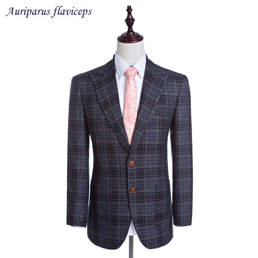 2019 New Jacket Damier Check Blazer Blazer 2 Buttons Groom Tuxedos Worsted Wool Jacket Custom Made Man Suit Jacket 1 Piece
2019 New Jacket Damier Check Blazer Blazer 2 Buttons Groom Tuxedos Worsted Wool Jacket Custom Made Man Suit Jacket 1 Piece