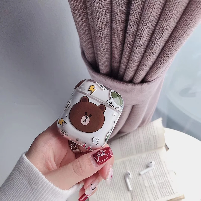 Japan Korean cute cartoon Winnie clear hard Bluetooth Wireless Earphone Bear Case For AirPods lovely duck Headset Box
Japan Korean cute cartoon Winnie clear hard Bluetooth Wireless Earphone Bear Case For AirPods lovely duck Headset Box