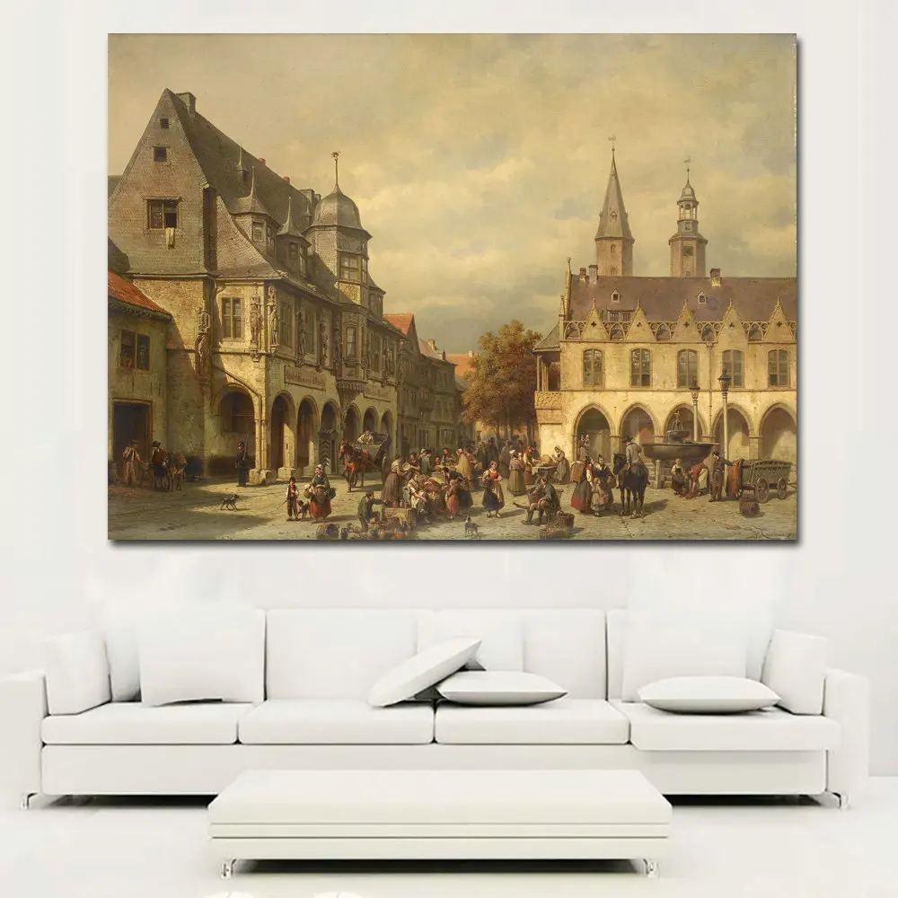 Wall Art HD Prints Modern Europe Castle Retro Landscape Oil Painting Printed On Canvas Prints Poster For Living room Home Decor
Wall Art HD Prints Modern Europe Castle Retro Landscape Oil Painting Printed On Canvas Prints Poster For Living room Home Decor