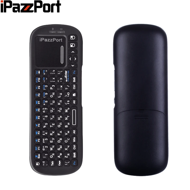 

iPazzPort KP-810-19s Russian Keyboard 2.4GHz Mini Wireless Keyboard Air Mouse with TouchPad for Android TV BOX/Raspberry Pi3