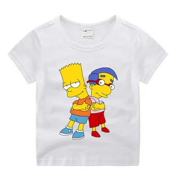 Little Boy Cartoon Movie Simpson Funny Cartoon Print T-shirt Kids Summer O-Neck Tops Boys & Girls Tshirt Baby Clothes
Little Boy Cartoon Movie Simpson Funny Cartoon Print T-shirt Kids Summer O-Neck Tops Boys & Girls Tshirt Baby Clothes