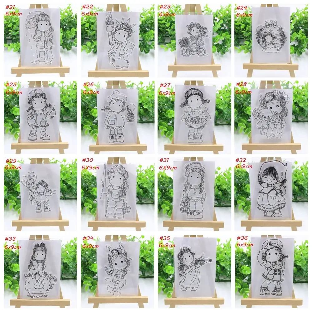 2018 New Girls Transparent Clear Silicone Stamp/Seal For DIY Scrapbooking Photo Album Decorative Paper Card Crafts Handmade Gift
2018 New Girls Transparent Clear Silicone Stamp/Seal For DIY Scrapbooking Photo Album Decorative Paper Card Crafts Handmade Gift