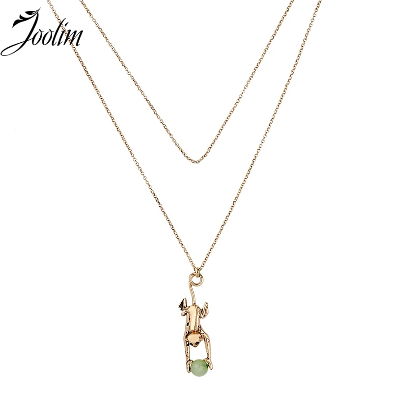 JOOLIM Jewelry Wholesale/2017 Mate Gold Color Cute Monkey Animal Pendant Necklace Fashion Jewelry
JOOLIM Jewelry Wholesale/2017 Mate Gold Color Cute Monkey Animal Pendant Necklace Fashion Jewelry
