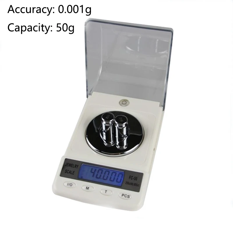 High Precision Carat Scale Powder Gold digital Scale Experimental Electronic Balance Jewelry Scale Electronic Scale 0.001g
High Precision Carat Scale Powder Gold digital Scale Experimental Electronic Balance Jewelry Scale Electronic Scale 0.001g