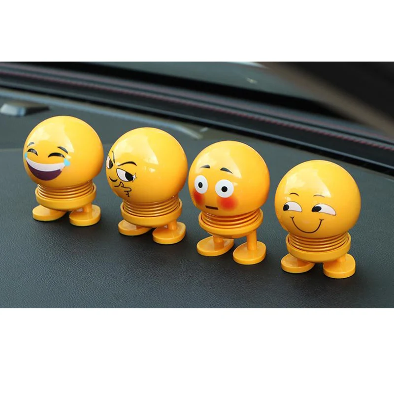 1 Set Car Ornaments Shaking Head Doll Dashboard Decoration Toys Expression Cute Emoji Auto Interior Decoration Accessories
1 Set Car Ornaments Shaking Head Doll Dashboard Decoration Toys Expression Cute Emoji Auto Interior Decoration Accessories