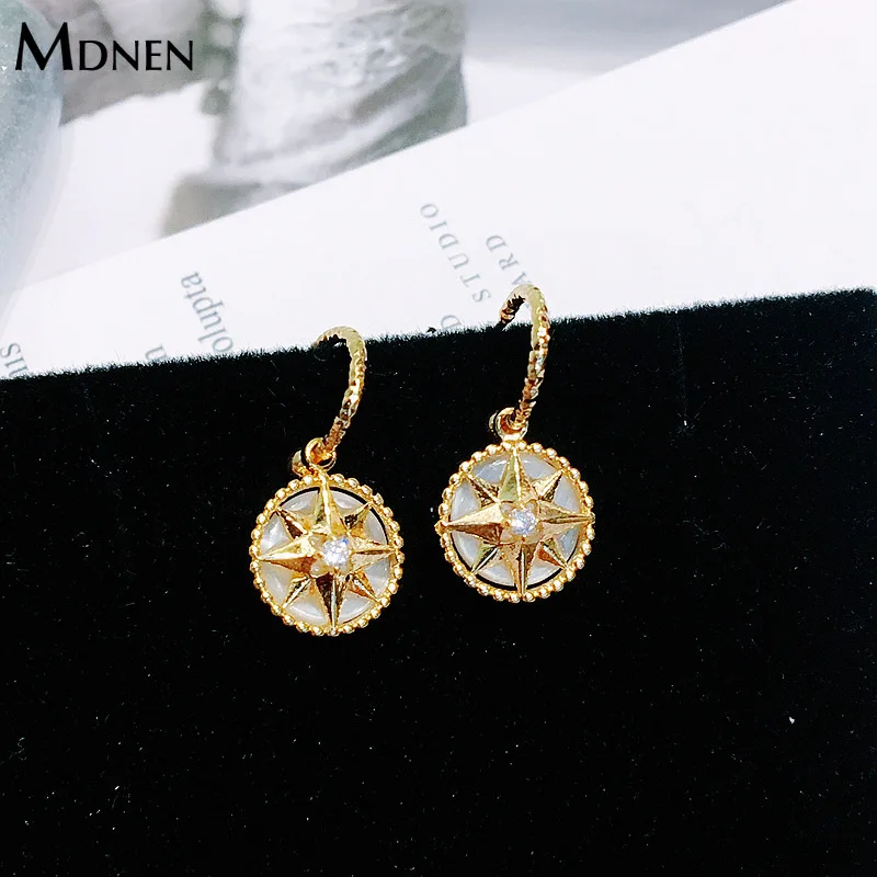 MDNEN Trendy 925 Silver Needle Round Opal Compass Compass Stud Earrings Women Gold Plating Wedding Party Stud Earrings Jewelry
MDNEN Trendy 925 Silver Needle Round Opal Compass Compass Stud Earrings Women Gold Plating Wedding Party Stud Earrings Jewelry
