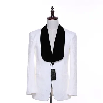 New Mens Casual Jacket Blazers White Floral Pattern Ship Collar Slim Wedding Tuxedo Blazer Business Formal Prom Coat Custom Made
New Mens Casual Jacket Blazers White Floral Pattern Ship Collar Slim Wedding Tuxedo Blazer Business Formal Prom Coat Custom Made