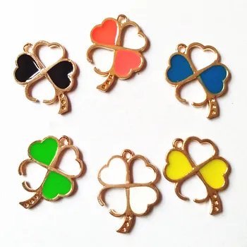12 piece New Style Red Black Pink Four Leaves Grass Design Fashion Zinc Alloy Pendant Jewelry accessories for Necklace bracelet
12 piece New Style Red Black Pink Four Leaves Grass Design Fashion Zinc Alloy Pendant Jewelry accessories for Necklace bracelet