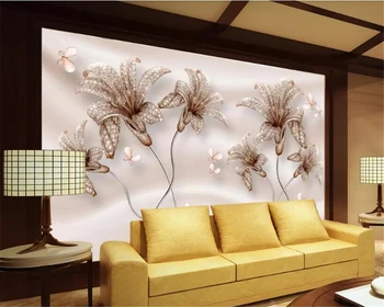beibehang 3d brick wallpaper 3D embossed jewelry flower lily flower wallpaper bedside background wall 3 d wallpaper for walls
beibehang 3d brick wallpaper 3D embossed jewelry flower lily flower wallpaper bedside background wall 3 d wallpaper for walls