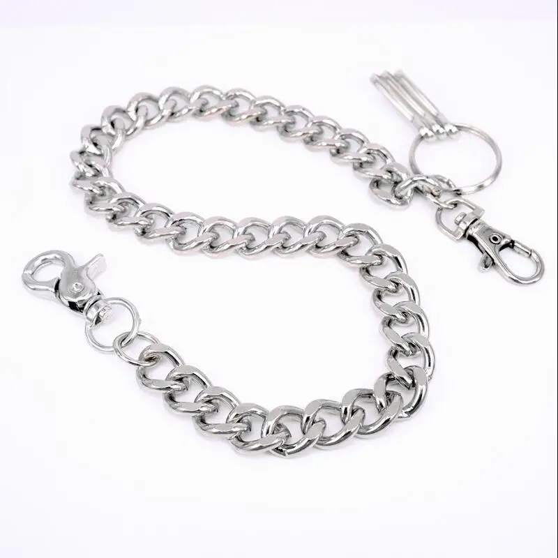 new silver 45cm Fashion Punk Hip-hop Trendy Belt Waist Chain Male Pants Chain Men Jeans Punk Silver Metal Trousers Chains
new silver 45cm Fashion Punk Hip-hop Trendy Belt Waist Chain Male Pants Chain Men Jeans Punk Silver Metal Trousers Chains