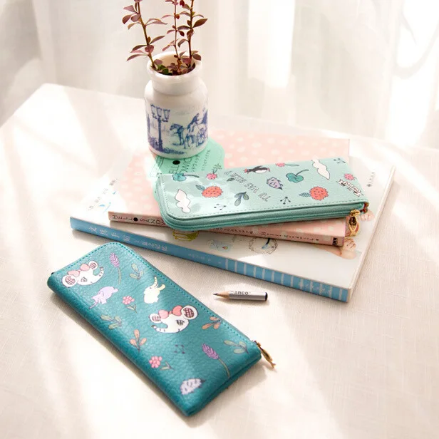 Creative Cute Animals Elephant Duck Dog Penguin Fresh Flowers Colourful PU Pencil Bag Zipper Cartoon Fashion Change Coin Purse
Creative Cute Animals Elephant Duck Dog Penguin Fresh Flowers Colourful PU Pencil Bag Zipper Cartoon Fashion Change Coin Purse