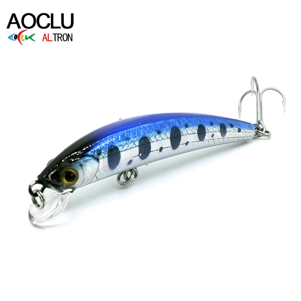 AOCLU Sinking Minnow Lure, Hard Bait Lure, Deep Diving, Bass, Fresh Saltwater, Boat, Cast Fishing, VMC Hook, 50mm, 2.6g, 0.4m
AOCLU Sinking Minnow Lure, Hard Bait Lure, Deep Diving, Bass, Fresh Saltwater, Boat, Cast Fishing, VMC Hook, 50mm, 2.6g, 0.4m