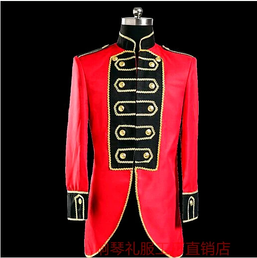 Мужской костюм-смокинг классический красный костюм для певицы | Мужская одежда