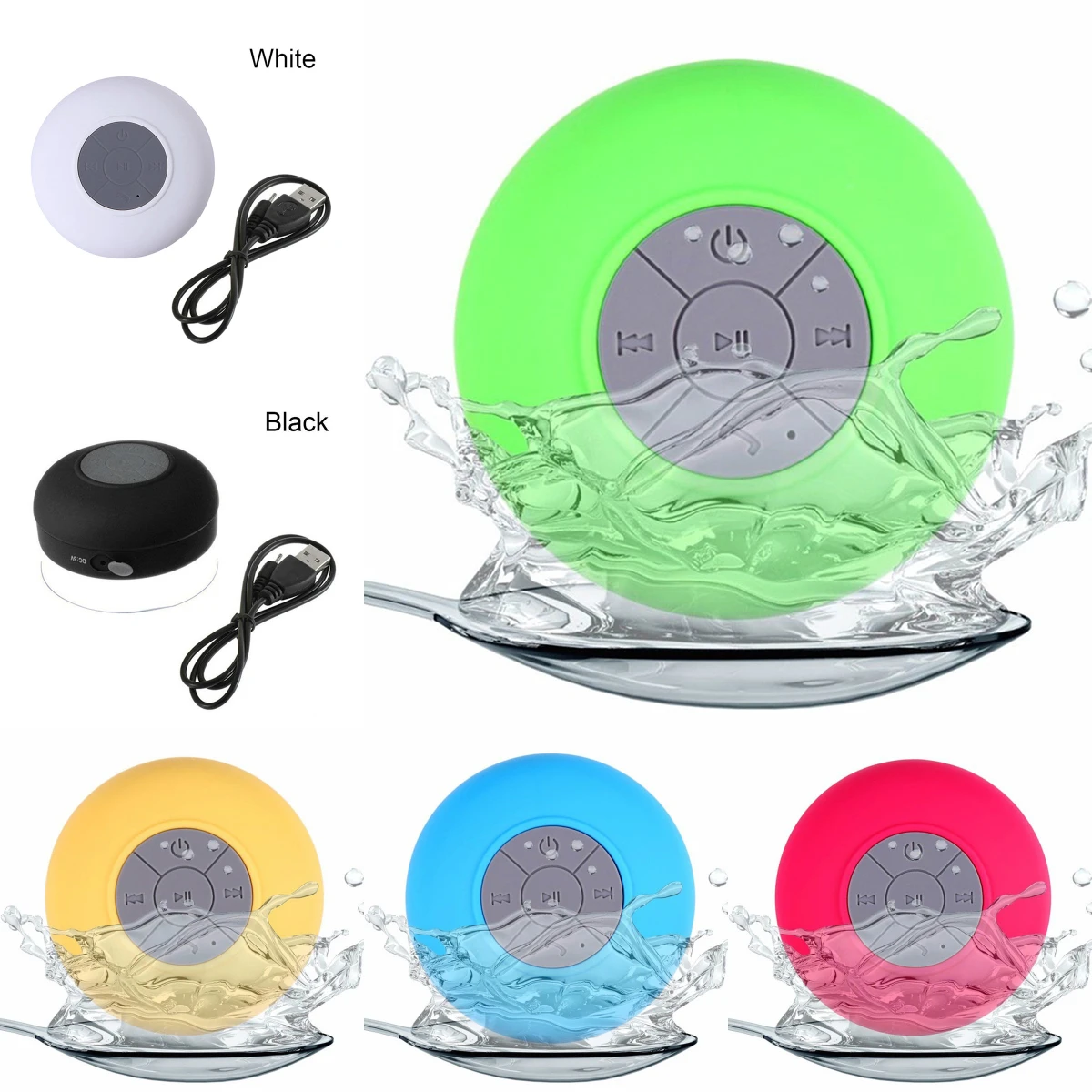 Wireless Portable Mini Altavoz Bluetooth Speaker Waterproof Handsfree Music Sound Water Car Speaker Bathroom Shower Caixa de som
Wireless Portable Mini Altavoz Bluetooth Speaker Waterproof Handsfree Music Sound Water Car Speaker Bathroom Shower Caixa de som