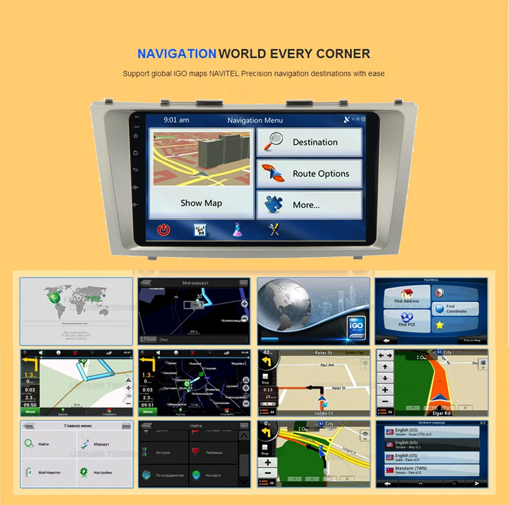2 + 16 1024600 Android 6.0 gps- DVD Toyota Camry 2008 2009 2010 2011 4 Wi-Fi Bluetooth GPS