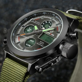 GOLDENHOUR Sport Men Wristwatch Fashion Casual Men Quartz Watch Glow Hands Week Display Army Military Canvas Strap Male Clock
GOLDENHOUR Sport Men Wristwatch Fashion Casual Men Quartz Watch Glow Hands Week Display Army Military Canvas Strap Male Clock