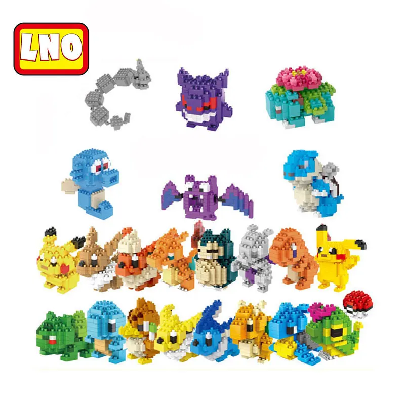 LNO wholesales 144pcs kawaii Anime figures japanese animals diamond plastic diy cube building bricks educational toys for kids.
LNO wholesales 144pcs kawaii Anime figures japanese animals diamond plastic diy cube building bricks educational toys for kids.