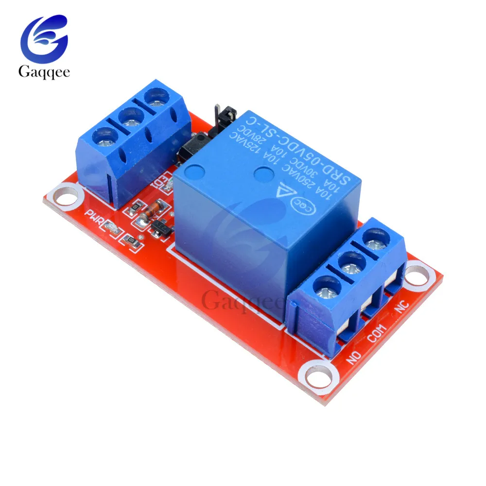 DC 5V 1 Channel Relay Shield with Optocoupler High/Low Level Trigger Power Supply Relay Module for Arduino Relay Board
DC 5V 1 Channel Relay Shield with Optocoupler High/Low Level Trigger Power Supply Relay Module for Arduino Relay Board