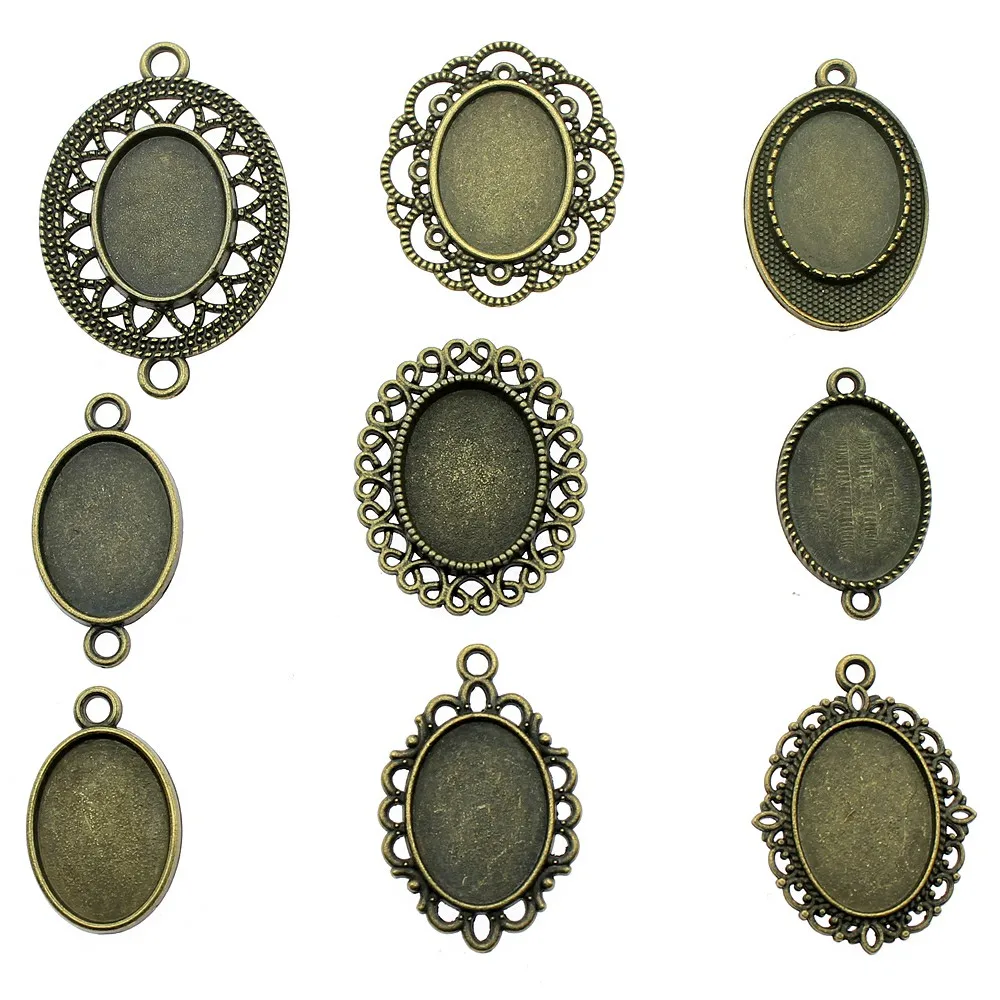 Fit 13x18mm Oval Glass Cabochon Antique Bronze Cabochon Base Setting Jewelry Accessories Jewelry Making
Fit 13x18mm Oval Glass Cabochon Antique Bronze Cabochon Base Setting Jewelry Accessories Jewelry Making