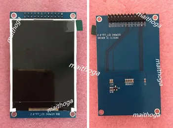 2.8 inch 24PIN TFT LCD Color Screen Module ILI9341 Drive IC 16Bit Parallel Interface 240(RGB)*320
2.8 inch 24PIN TFT LCD Color Screen Module ILI9341 Drive IC 16Bit Parallel Interface 240(RGB)*320