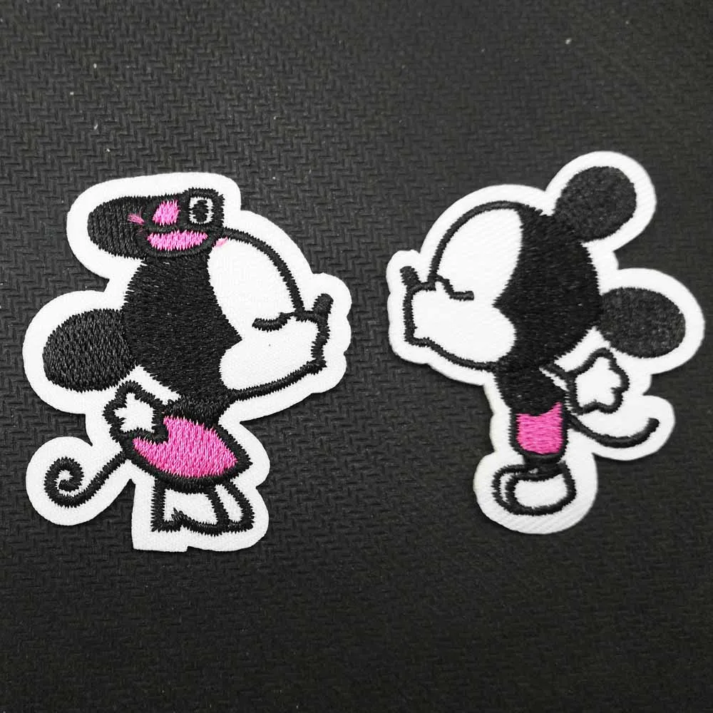 Cartoon Mouse Boy Girl Iron On Patches Embroidered Clothes Patch For Clothing Clothes Stickers Garment Apparel Accessories
Cartoon Mouse Boy Girl Iron On Patches Embroidered Clothes Patch For Clothing Clothes Stickers Garment Apparel Accessories