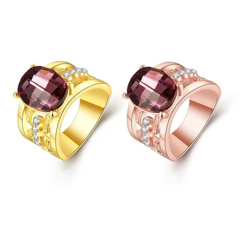 Valentine's Day Gift Plated Red Wedding Large Colored Ring Japan South Korea Hot Selling Luxury Noble Ladies Ring
Valentine's Day Gift Plated Red Wedding Large Colored Ring Japan South Korea Hot Selling Luxury Noble Ladies Ring