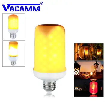 Vacamm E27 E14 LED Flickering Emulation Flame Lamps Fire Effect 2835SMDThree Models Shining Dynamic Flams Novelty Street Lights
Vacamm E27 E14 LED Flickering Emulation Flame Lamps Fire Effect 2835SMDThree Models Shining Dynamic Flams Novelty Street Lights